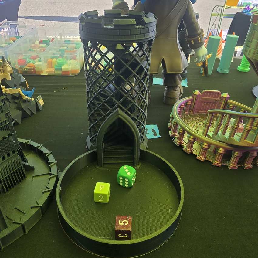 Lattice Dice Tower