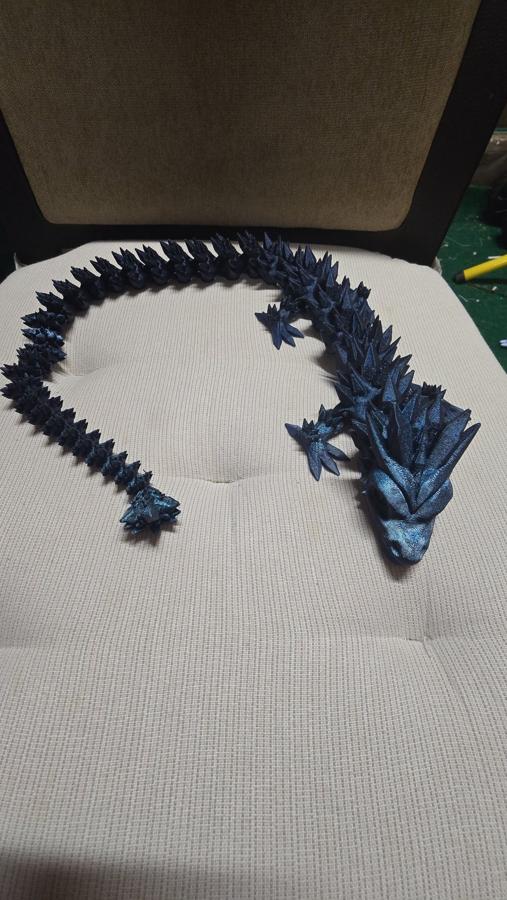 Navy spiky dragon