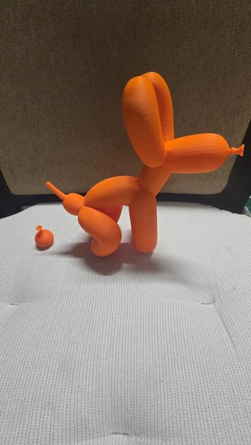Pooping Balloon Dog, 3D Printed Funny Prank Figure
