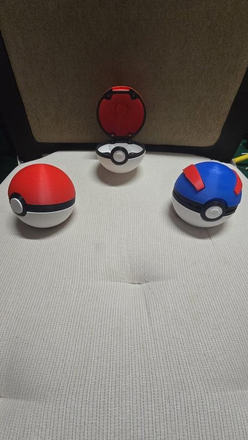 Capture Ball Set, 3D Printed Ball Capsule Collectible Set